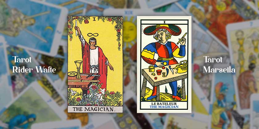 Comparación de los Tarots